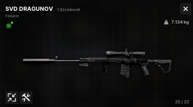 SVD Marksman Rifle
